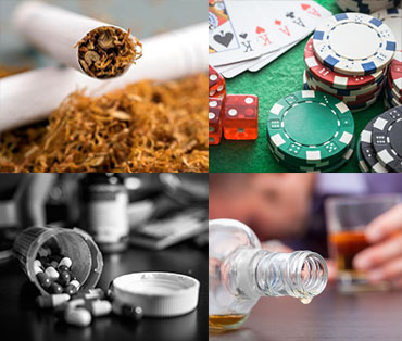 Alcohol, Drug, Tobacco and Gambling Addiction